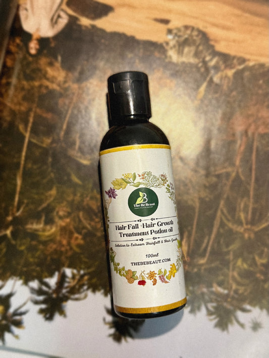 Hair fall + hair growth treatment portion oil