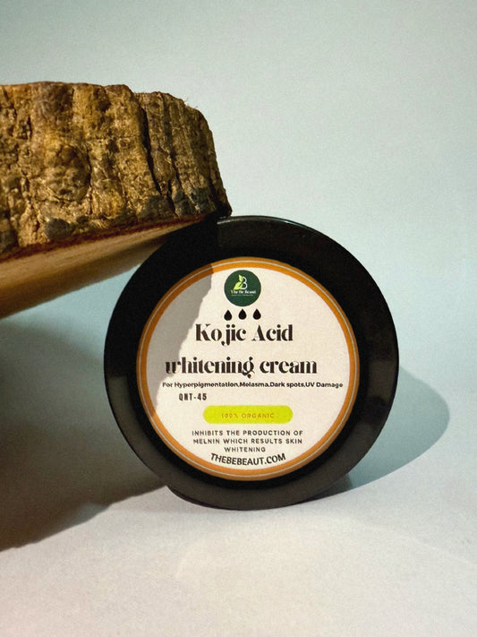 Kojie acid whitening cream