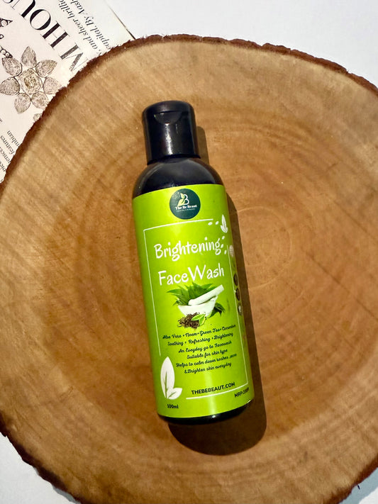 Brightening face wash