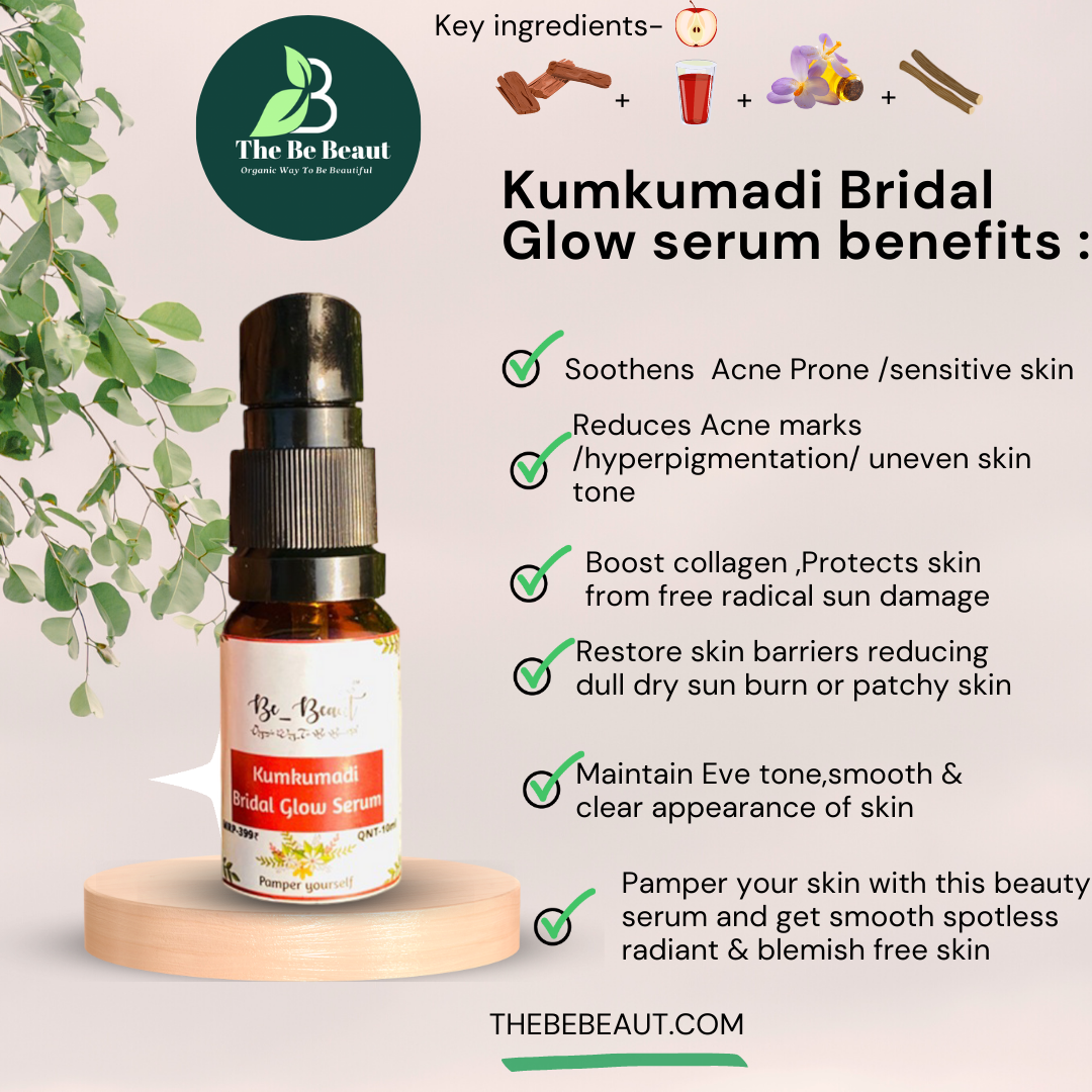 Kumkumadi bridal glow serum